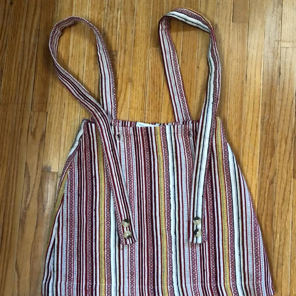 NWT Urban Outfitters striped jumper overall skirt size S - Picture 10 of 11